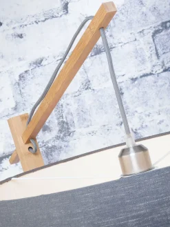 Good&Mojo Vloerlamp Andes bamboe eco linnen blue denim Best