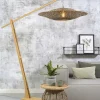 Good&Mojo Vloerlamp Bali bamboe naturel zwart naturel L Ø 87 cm Best