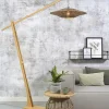 Good&Mojo Vloerlamp Bali bamboe naturel zwart naturel L Ø 60 cm Outlet