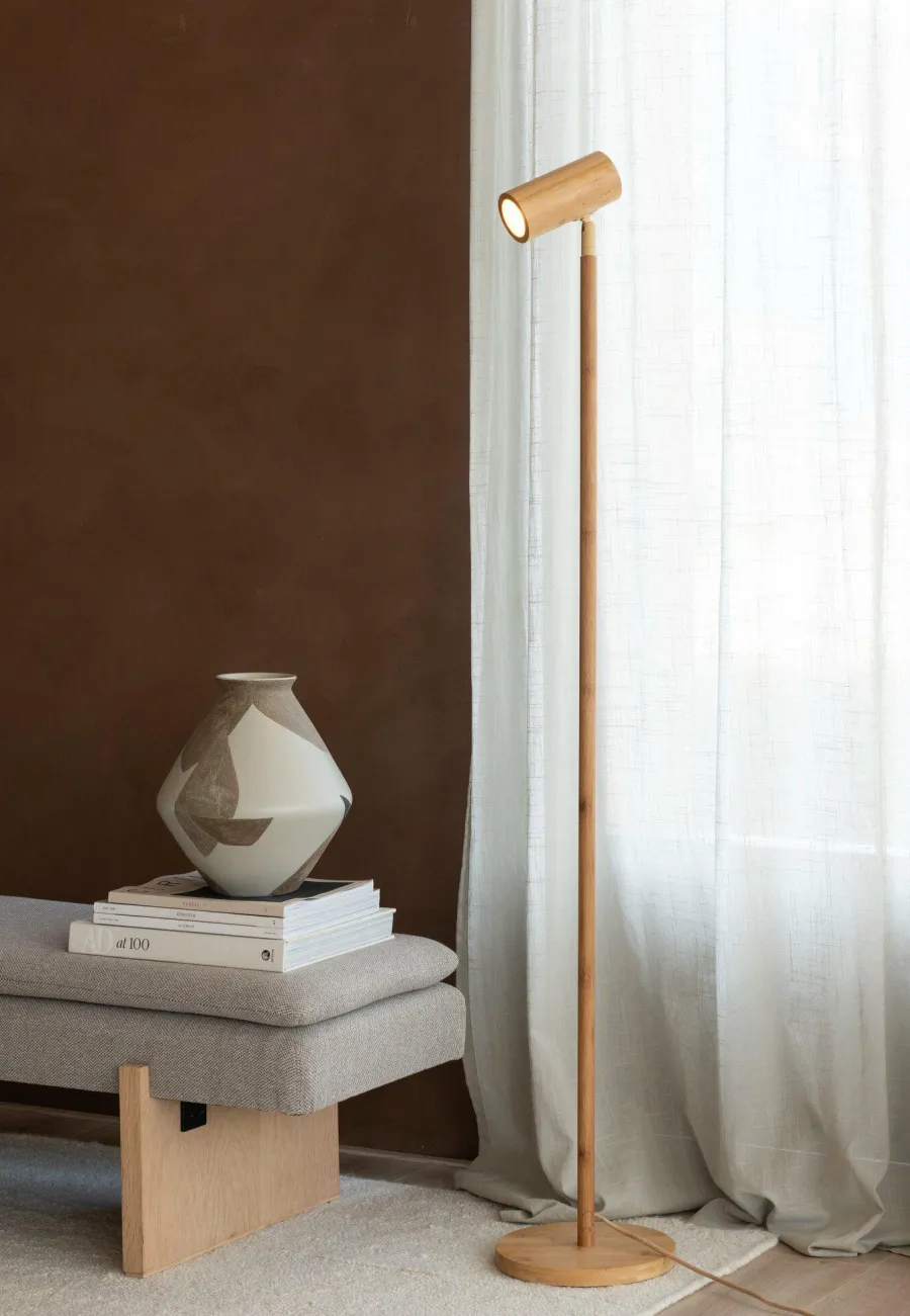 Good&Mojo Vloerlamp bamboe Java naturel Hot