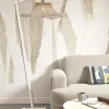 Good&Mojo Vloerlamp Ibiza L white met naturel kap Hot