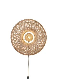 Good&Mojo Wandlamp Arizona bamboe ø50x23cm naturel S