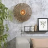 Good&Mojo Wandlamp Bali bamboe 60 x 15 cm zwart/naturel M New