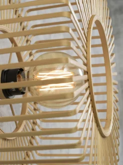 Good&Mojo Wandlamp Bromo bamboe Ø 40 naturel S Online
