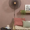 Good&Mojo Wandlamp Cango bamboe ellips dia.60x25cm zwart New