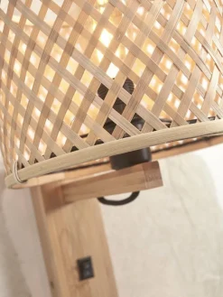 Good&Mojo Wandlamp Java met plank naturel Hot