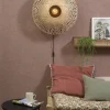 Good&Mojo Wandlamp Kalimantan bamboe plat Ø60 M