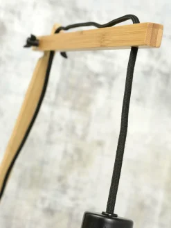 Good&Mojo Wandlamp Kalimantan naturel Ø60 zwart naturel L Online
