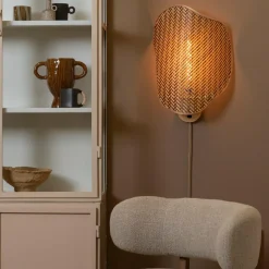Good&Mojo Wandlamp Kinabalu bambo 40x10xh.50cm naturel bruin Online