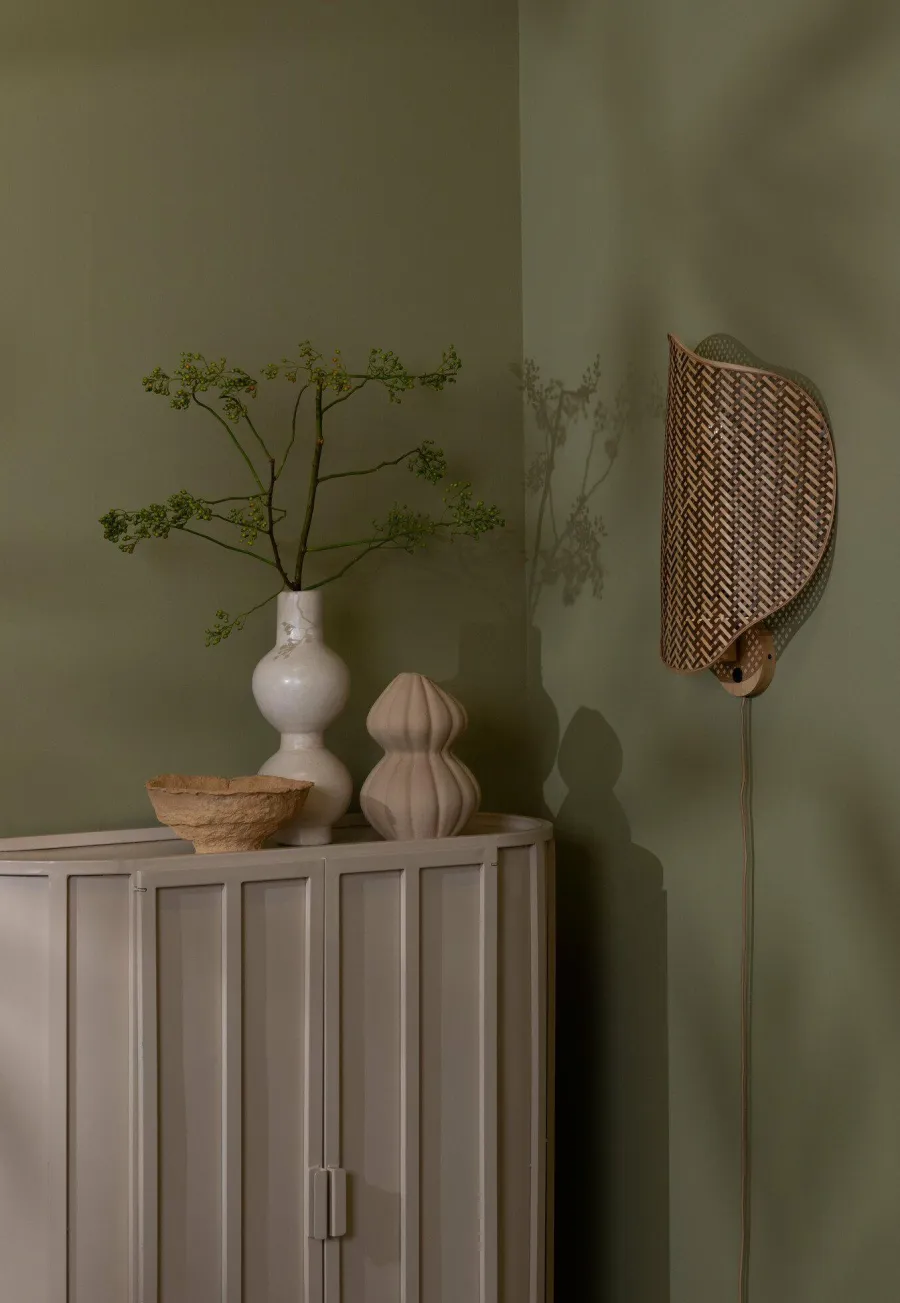Good&Mojo Wandlamp Kinabalu bambo 40x10xh.50cm naturel bruin Online