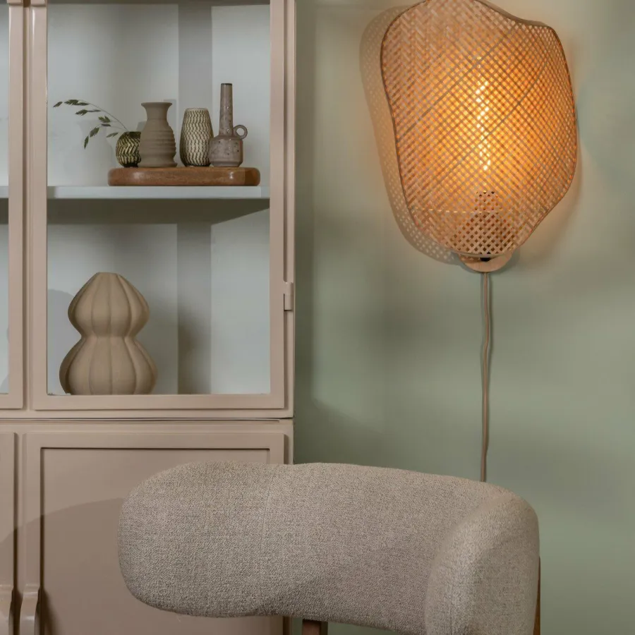 Good&Mojo Wandlamp Kinabalu bamboe 40x10xh.50cm naturel Online