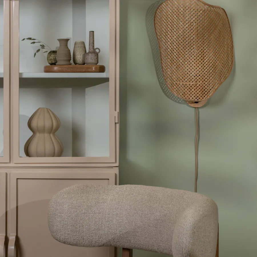 Good&Mojo Wandlamp Kinabalu bamboe 40x10xh.50cm naturel Online