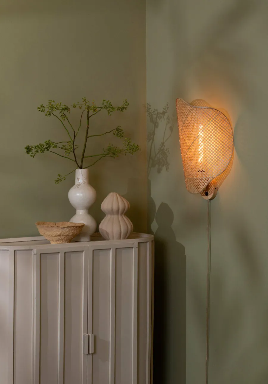 Good&Mojo Wandlamp Kinabalu bamboe 40x10xh.50cm naturel Online