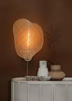 Good&Mojo Wandlamp Kinabalu bamboe 40x10xh.50cm naturel Online