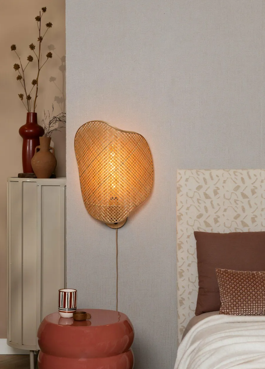 Good&Mojo Wandlamp Kinabalu bamboe 40x10xh.50cm naturel Online