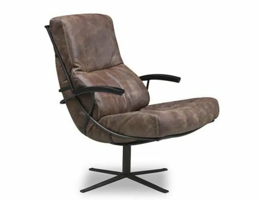 Het Anker Draaifauteuil Rasmus Afrika Leer S New
