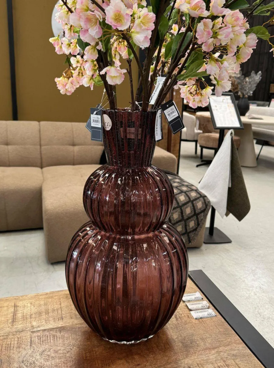 ISAA Vaas Orvieto 26x48,5 cm - paars Sale
