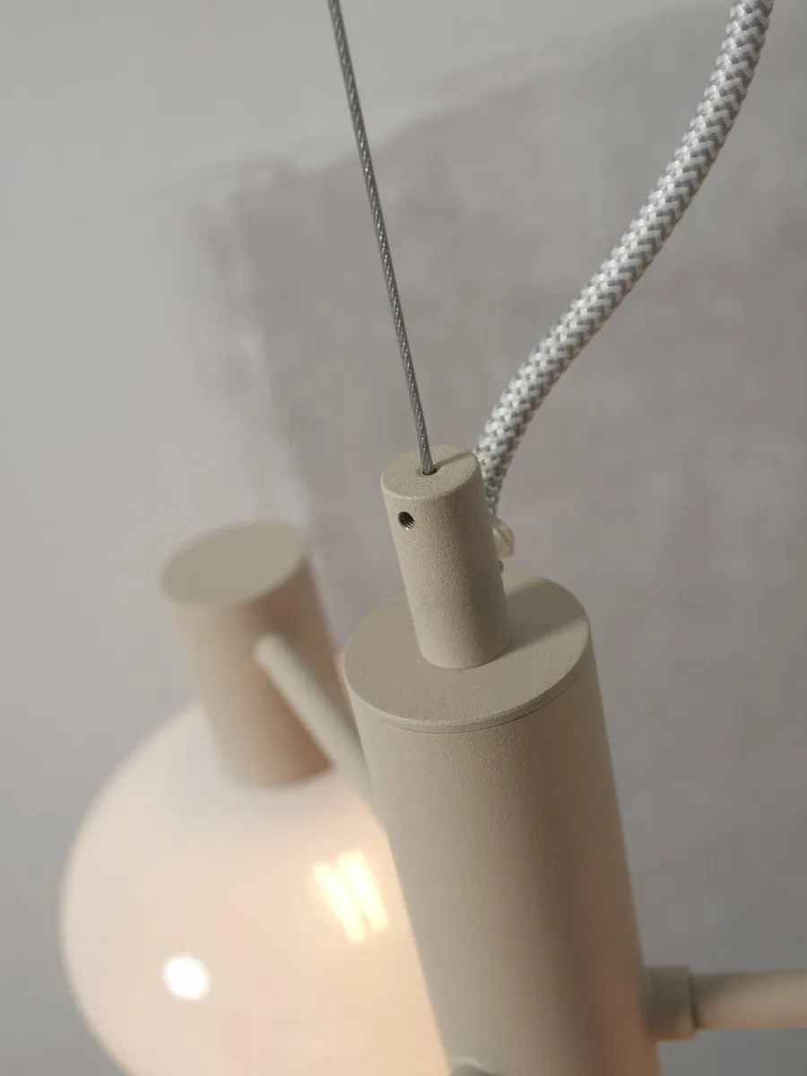 it's about RoMi Hanglamp Bologna 4-arm kleurverl. melkwit Clearance