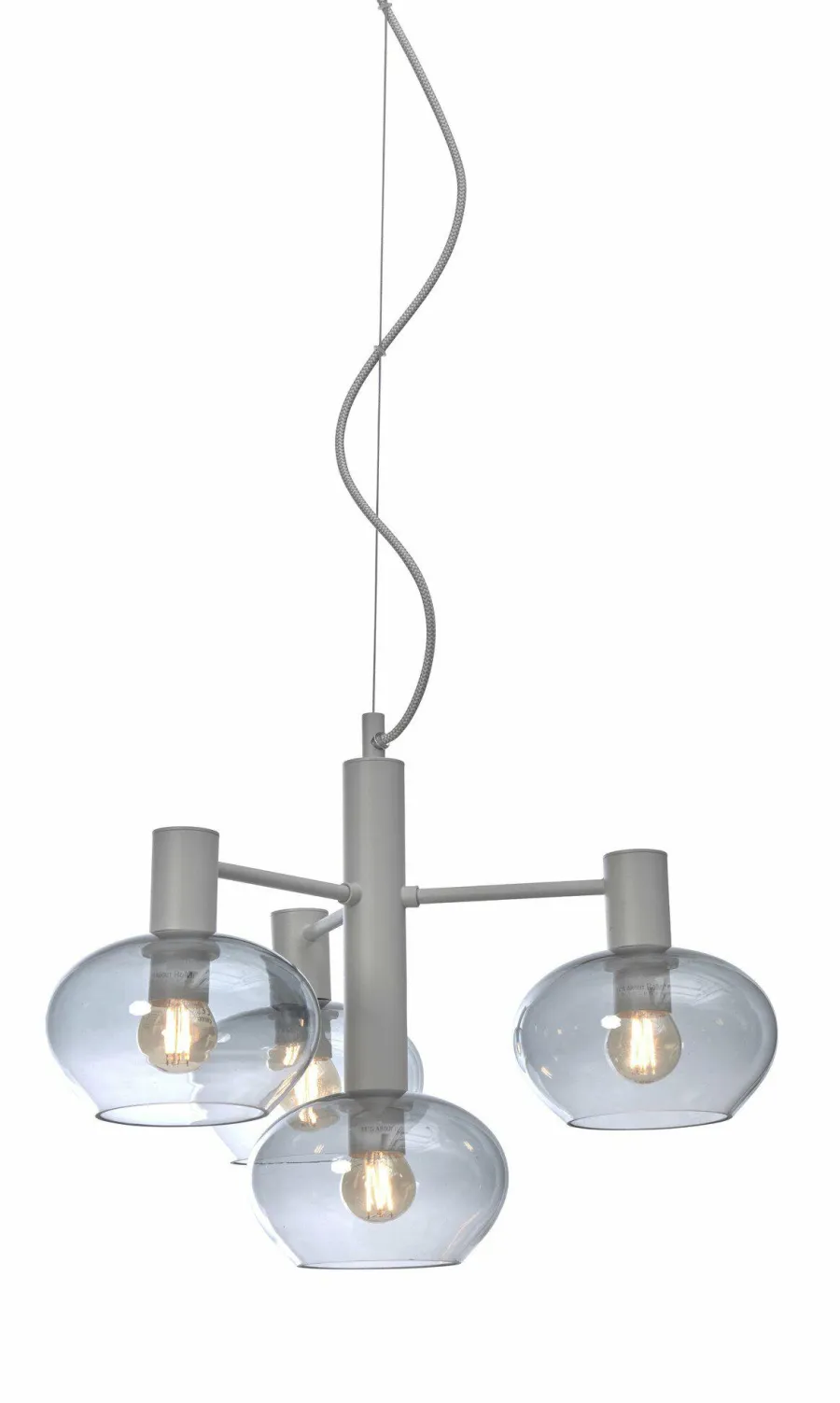 it's about RoMi Hanglamp Bologna 4-arm kleurverl. lichtgrijs Hot