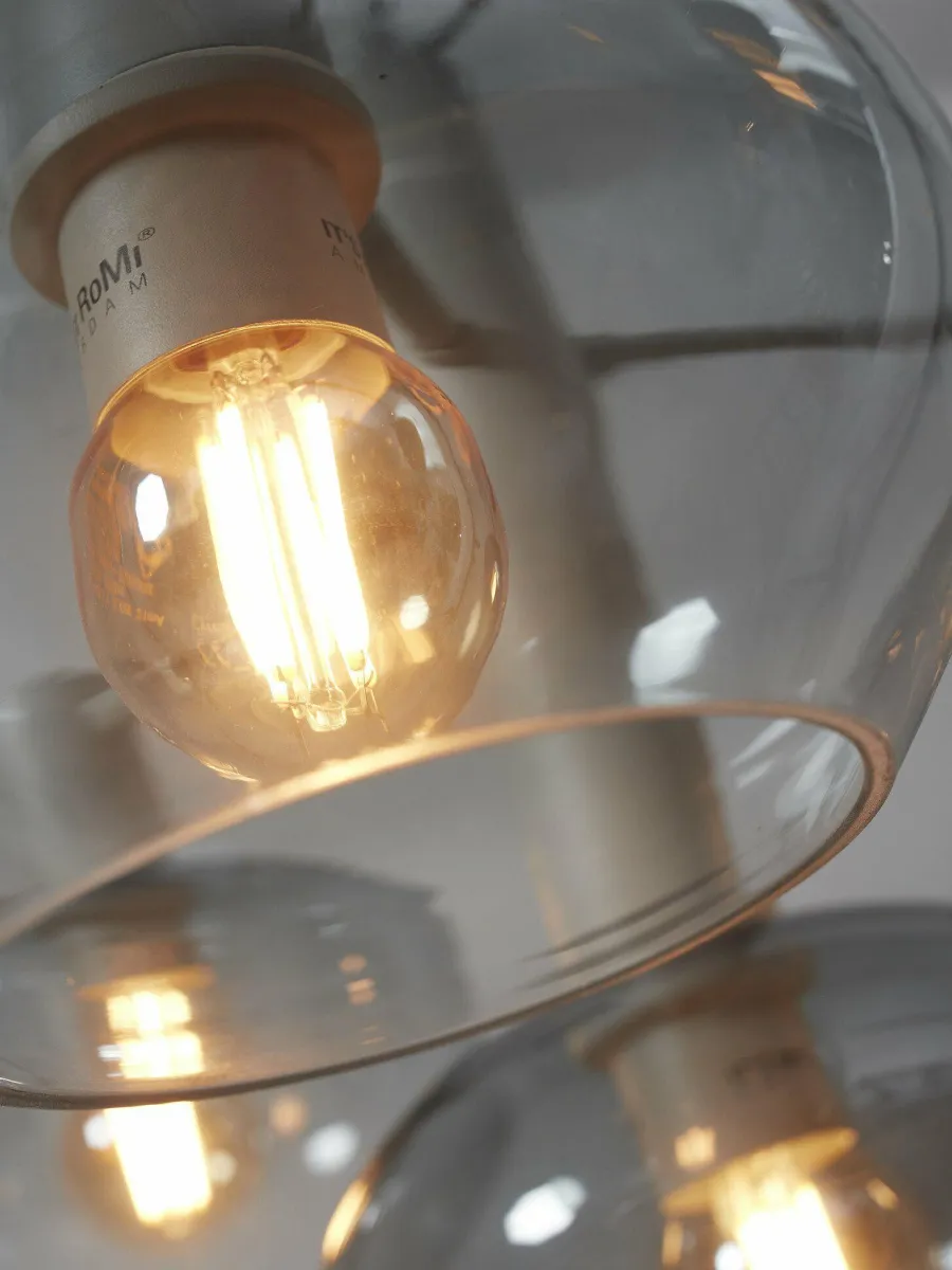 it's about RoMi Hanglamp Bologna 4-arm kleurverl. lichtgrijs Hot