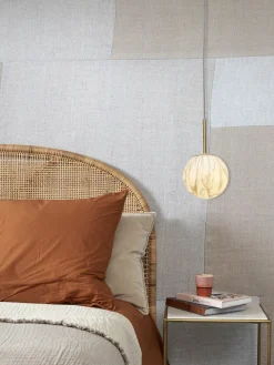 it's about RoMi Hanglamp glas/ijzer Carrara bol wit marmerprint/goud S Sale