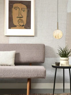 it's about RoMi Hanglamp glas/ijzer Carrara bol wit marmerprint/goud S Sale