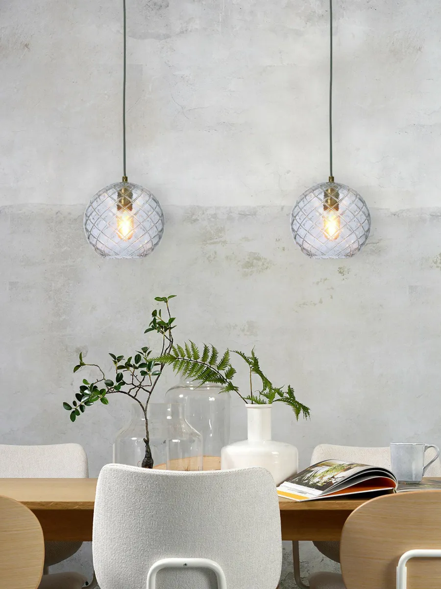 it's about RoMi Hanglamp glas Venice bol transparant Sale
