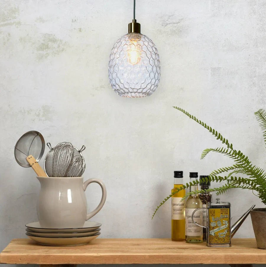 it's about RoMi Hanglamp glas Venice ovaal transparant Discount