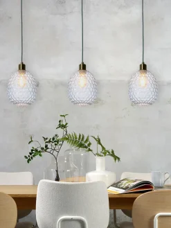 it's about RoMi Hanglamp glas Venice ovaal transparant Discount