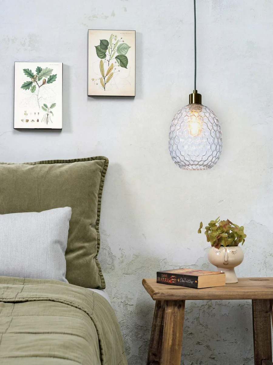 it's about RoMi Hanglamp glas Venice ovaal transparant Discount