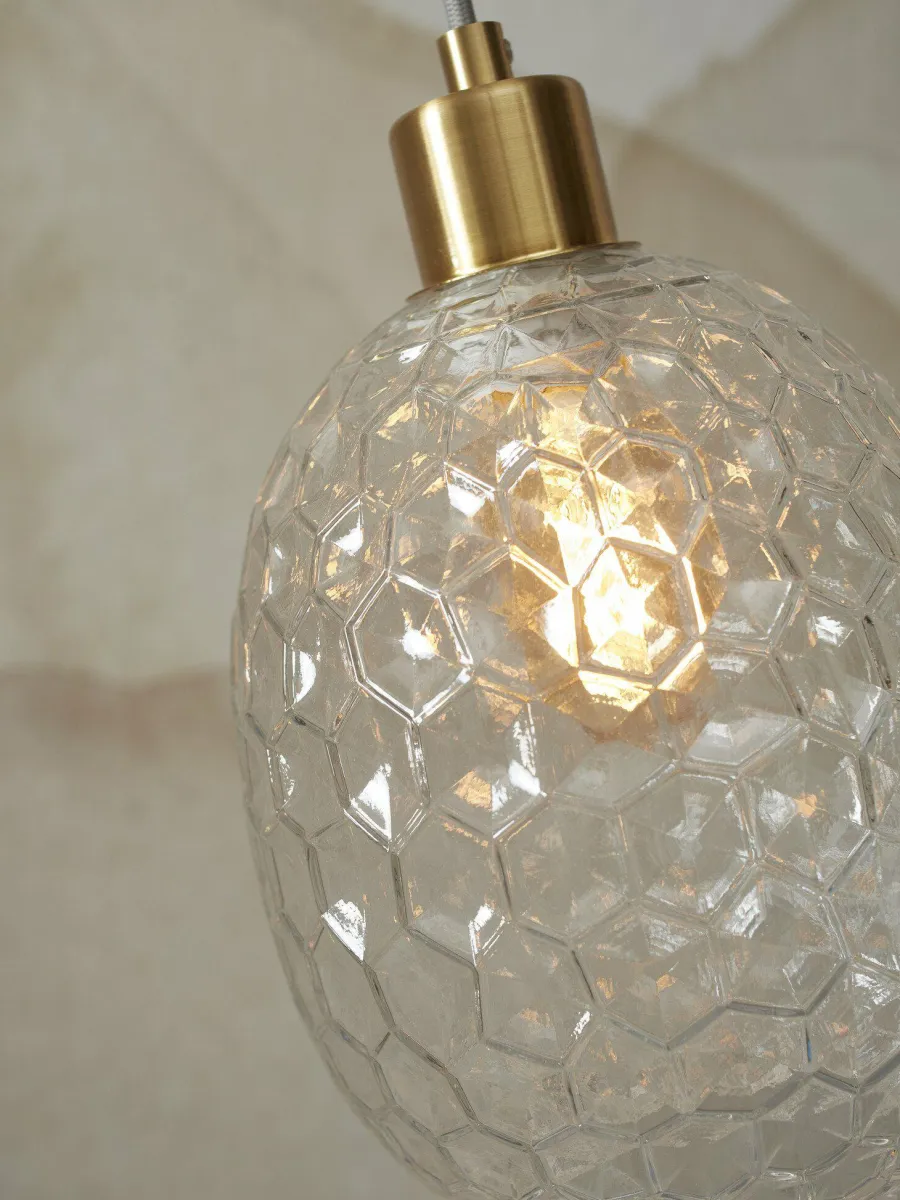 it's about RoMi Hanglamp glas Venice ovaal transparant Discount