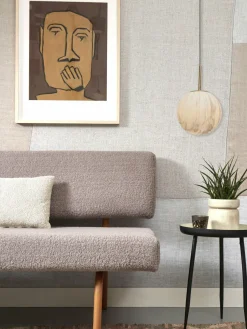 it's about RoMi Hanglamp glas/ijzer Carrara bol wit marmerprint/goud M Online