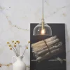 it's about RoMi Hanglamp glas Brussels Ø 20 transparant/goud rond Discount