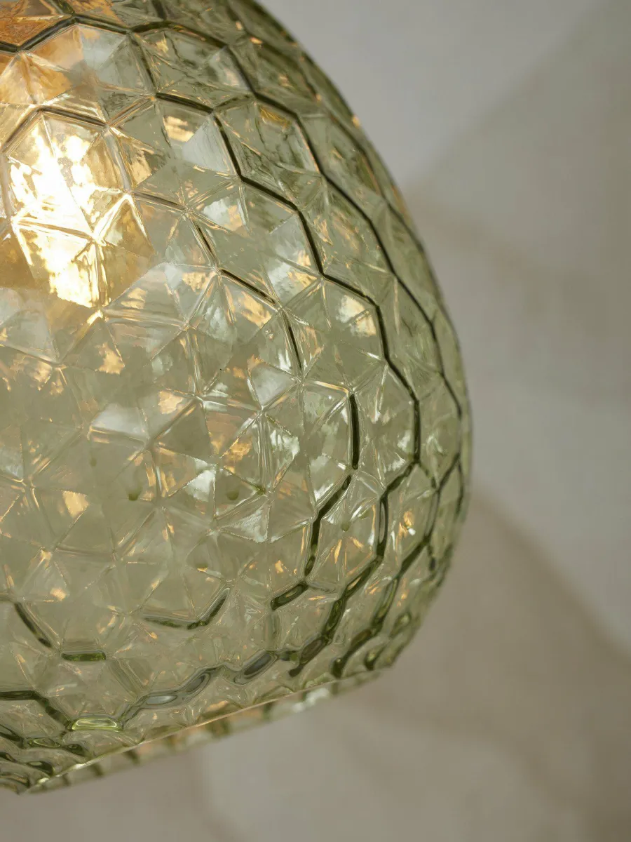 it's about RoMi Hanglamp glas Venice ovaal groen