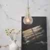 it's about RoMi Hanglamp glas Brussels Ø 14 transparant/goud druppel New