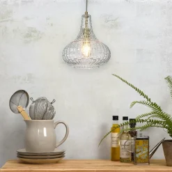 it's about RoMi Hanglamp glas Venice druppel transparant Online