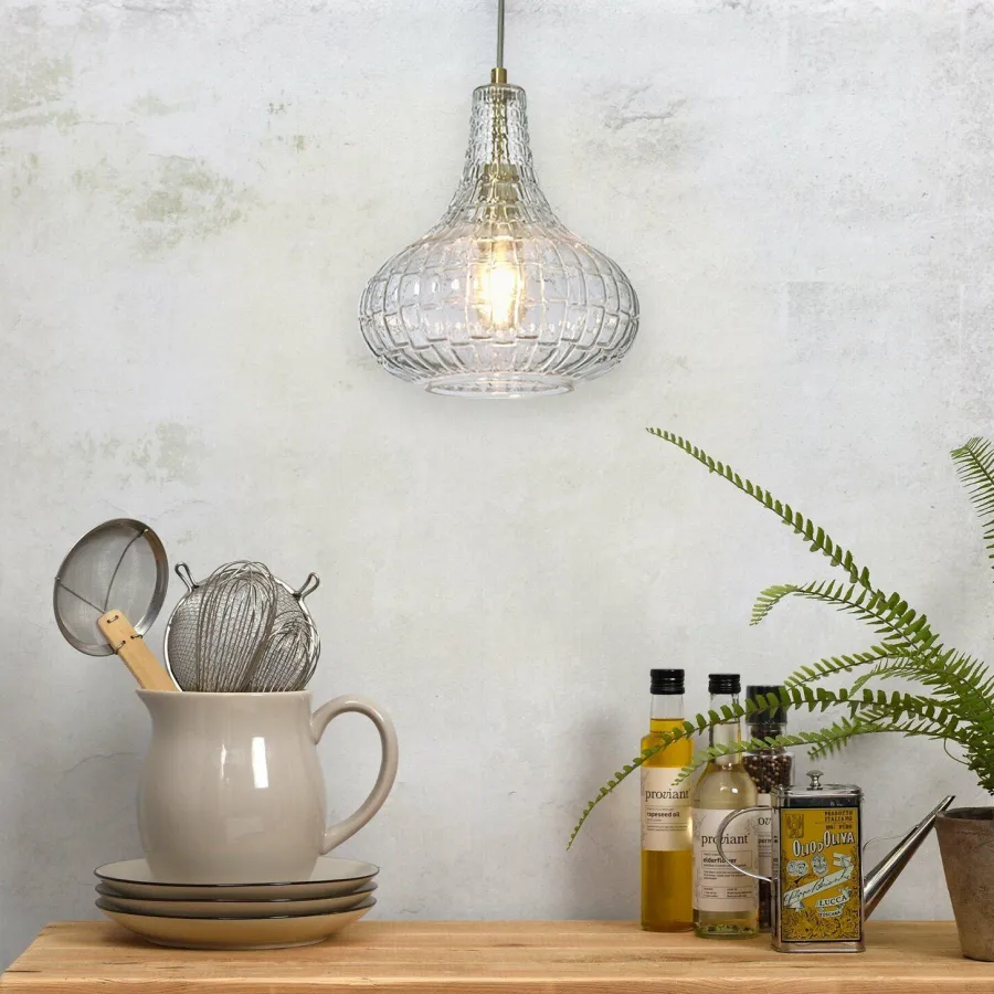 it's about RoMi Hanglamp glas Venice druppel transparant Online