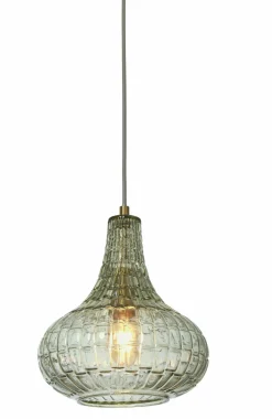 it's about RoMi Hanglamp glas Venice druppel groen Outlet