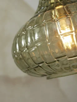 it's about RoMi Hanglamp glas Venice druppel groen Outlet