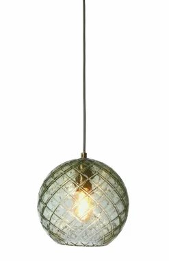 it's about RoMi Hanglamp glas Venice bol groen Outlet