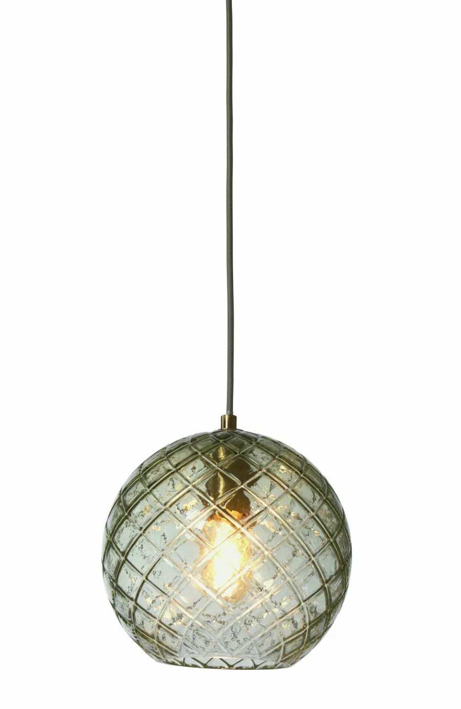 it's about RoMi Hanglamp glas Venice bol groen Outlet