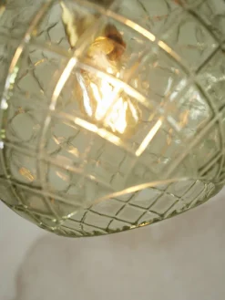 it's about RoMi Hanglamp glas Venice bol groen Outlet