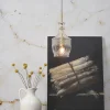 it's about RoMi Hanglamp glas Brussels Ø 13 transparant/goud rechtvormig Best