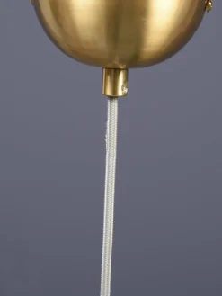 it's about RoMi Hanglamp glas Brussels Ø 13 transparant/goud rechtvormig Best