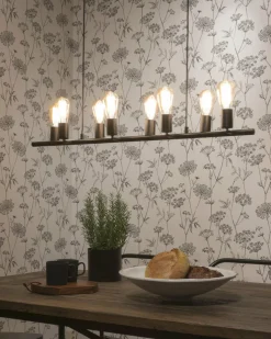 it's about RoMi Hanglamp ijzer Miami 8-armen verstelbaar zwart Sale