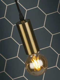 it's about RoMi Hanglamp ijzer Cannes h.11x5cm goud S Online