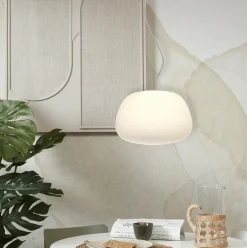 it's about RoMi Hanglamp Sapporo wit/zand L Clearance