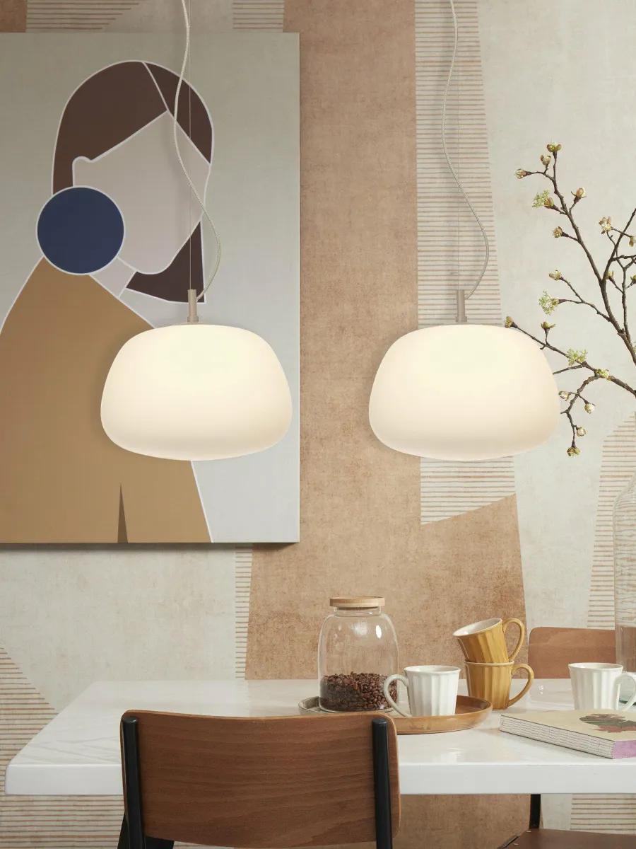 it's about RoMi Hanglamp Sapporo wit/zand L Clearance