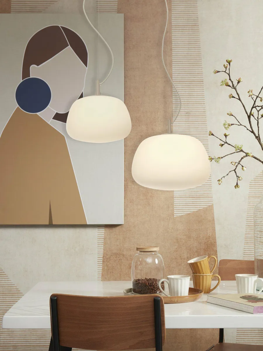 it's about RoMi Hanglamp Sapporo wit/zand L Clearance