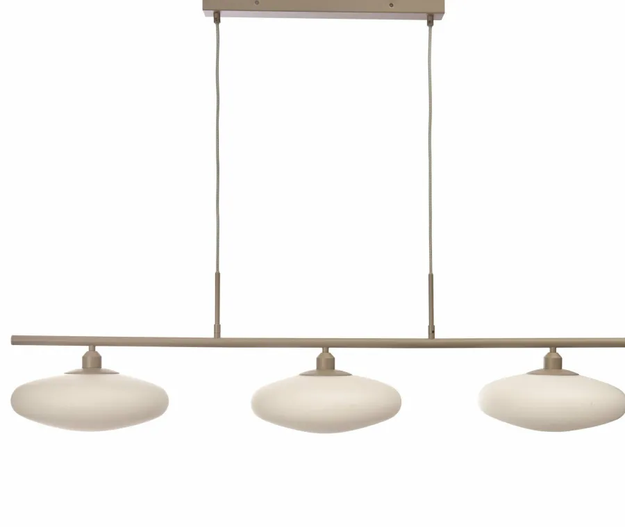 it's about RoMi Hanglamp Sapporo 3-schijf wit/zand Best